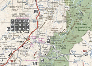 Hema Maps Great Desert Tracks | Central Sheet