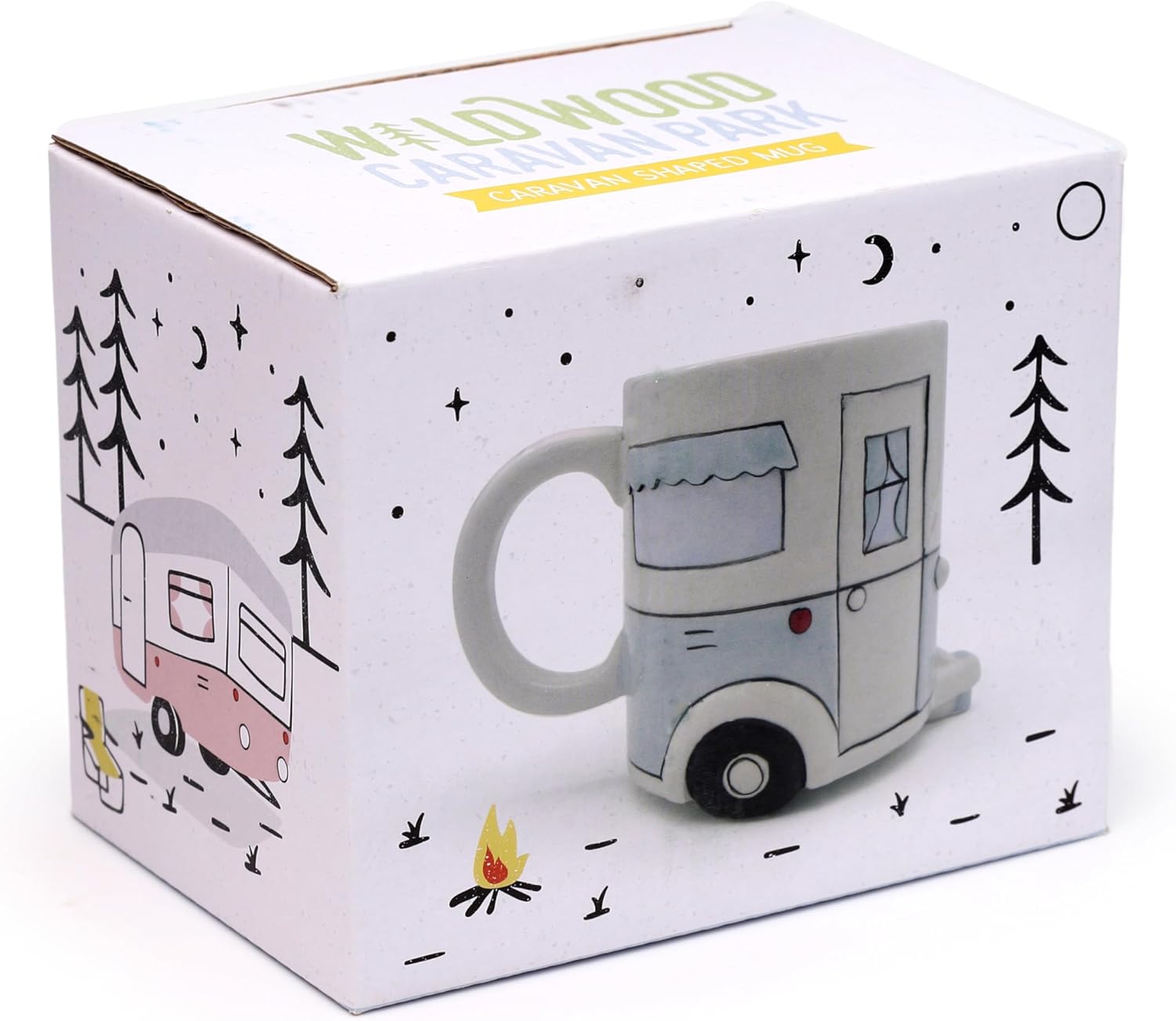 Ceramic Caravan Mug | Home Is Where You Park It