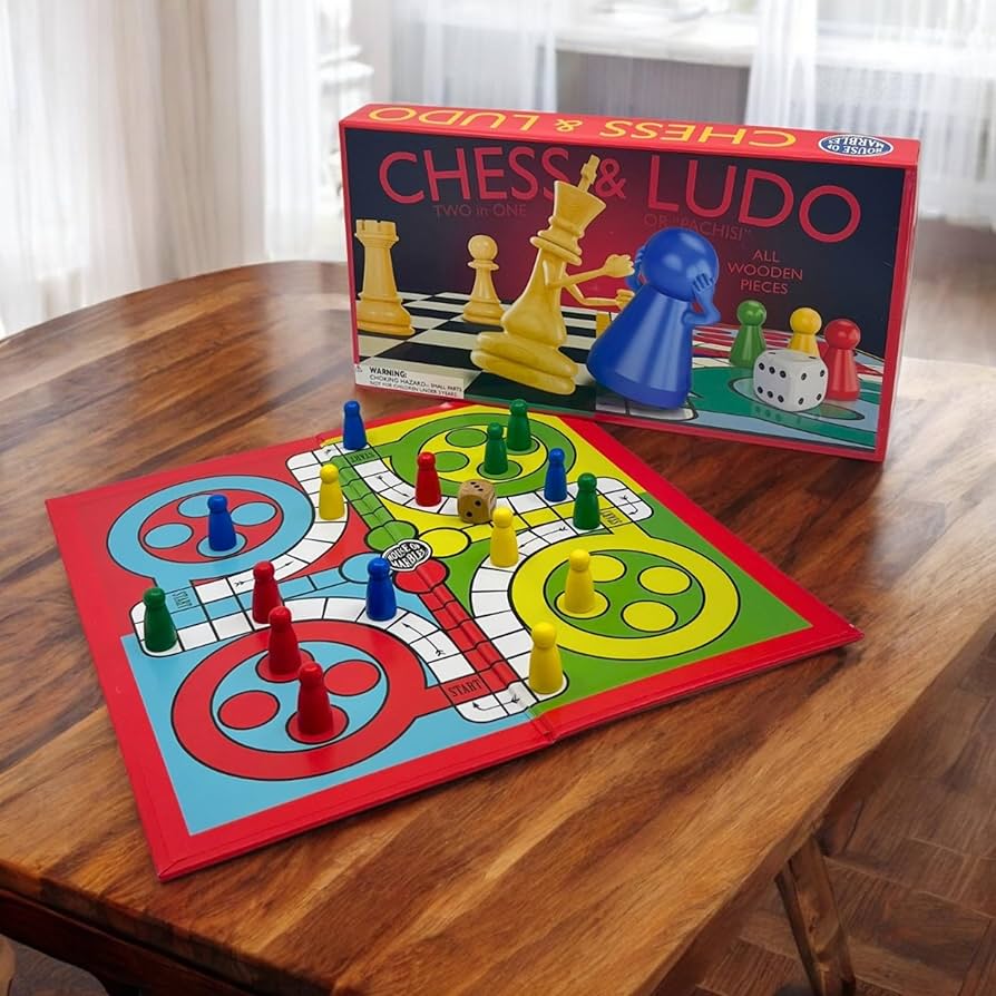 Chess & Ludo Board Game | House of Marbles