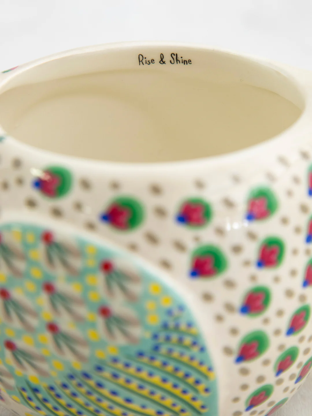 Penny The Chicken | Folk Art Coffee Mug by Natural Life 405