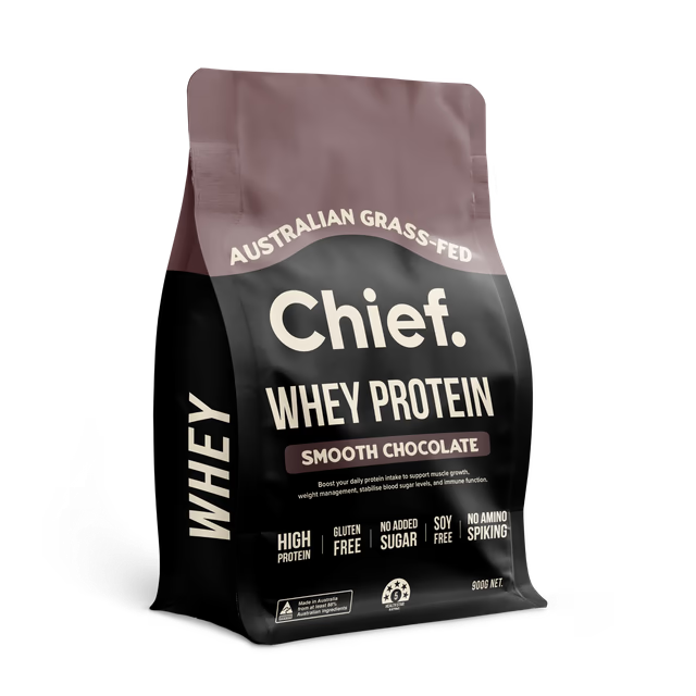 Chief Nutrition | Grass Fed Whey Protein Powder 900g