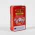 Back of Coca-Cola playing cards and dice set red collectible tin — Adventure Awaits