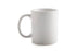 Plain white ceramic mug with classic handle, back view for Father design — Adventure Awaits