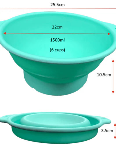 Collapsible Multipurpose Silicone Bowl