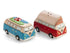 Red and blue combi van salt and pepper shakers for caravan lovers — Adventure Awaits