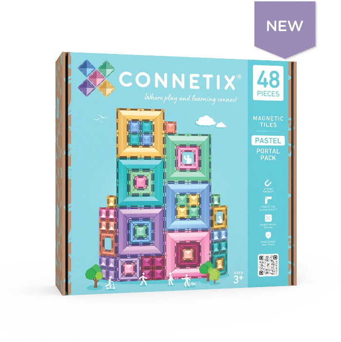 Connetix pastel tiles portal pack