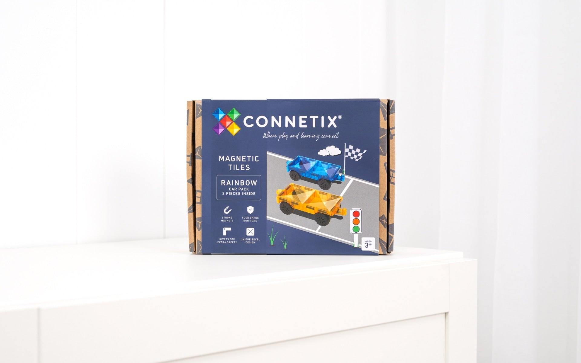 PRE ORDER Connetix Rainbow | Car Pack 2 pc
