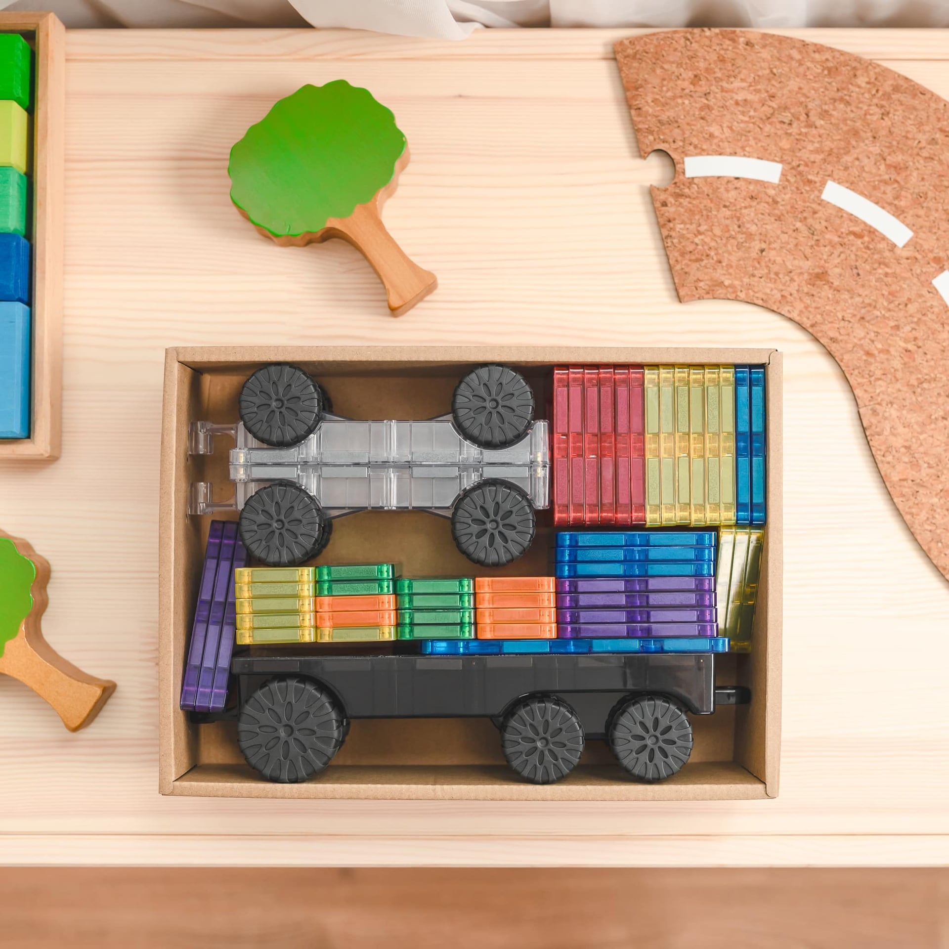 PRE ORDER Connetix Rainbow | 50 pc Transport Pack