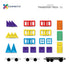 PRE ORDER Connetix Rainbow | 50 pc Transport Pack