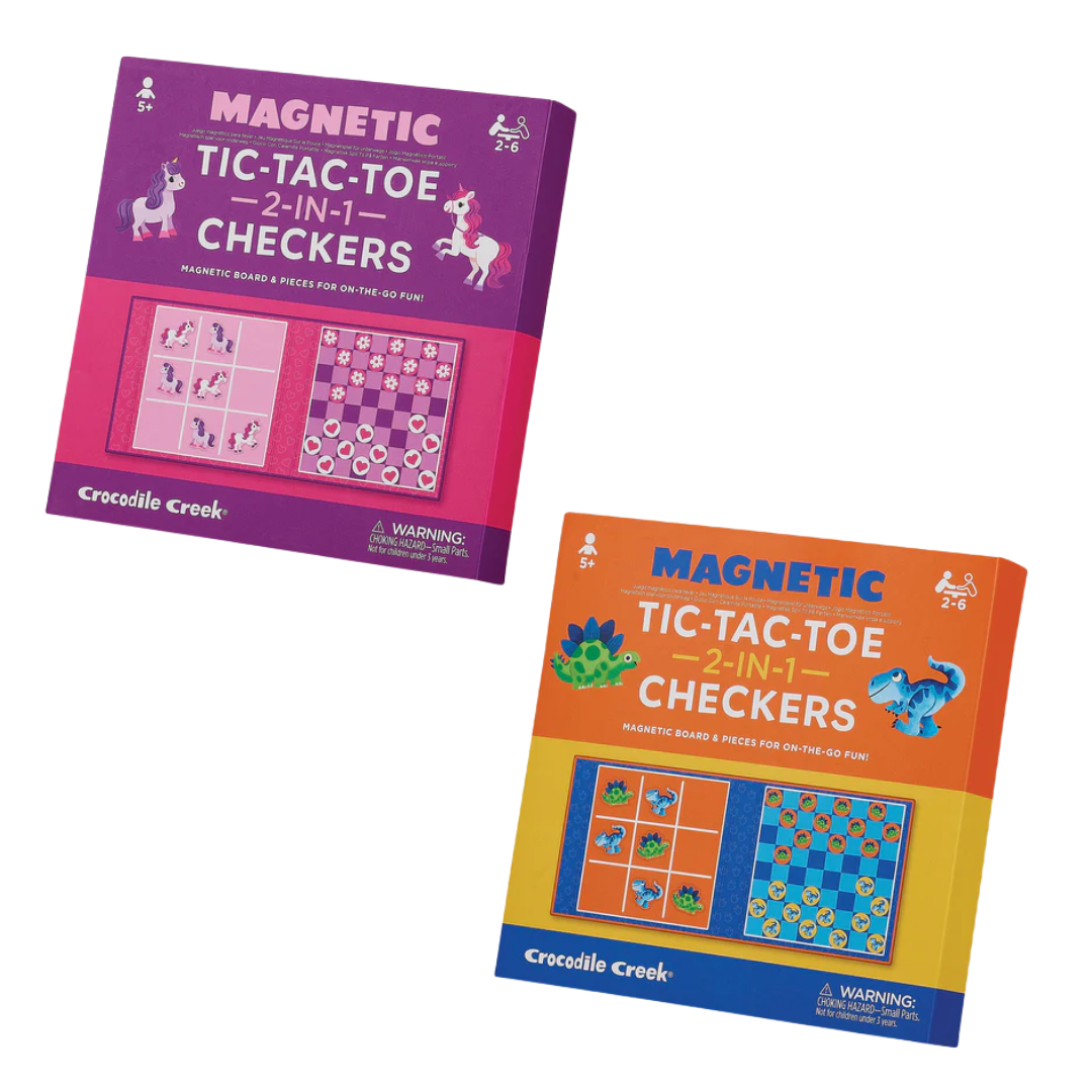 Magnetic Game | Tic Tac Toe And Checkers