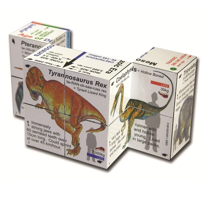 Zoobookoo Cube Book | Dinosaurs