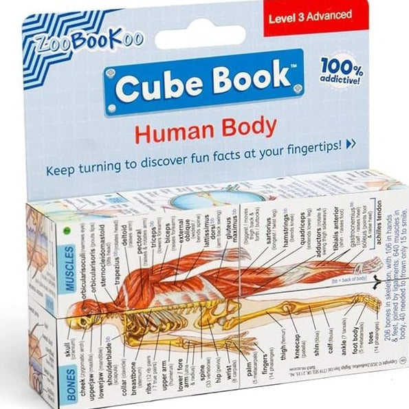 Zoobookoo Cube Book | Human Body