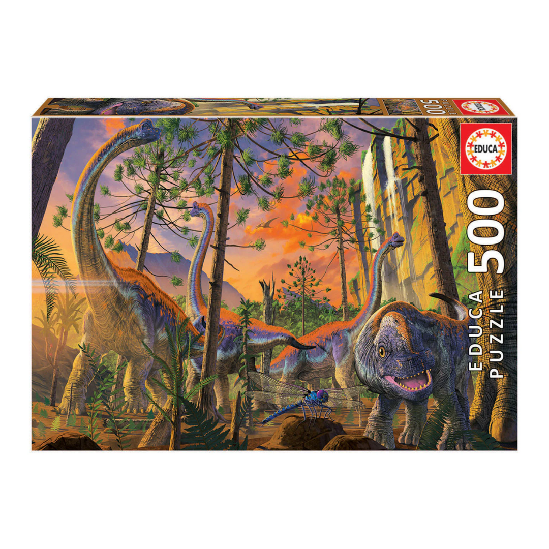 Curious dinosaurs 500 piece puzzle