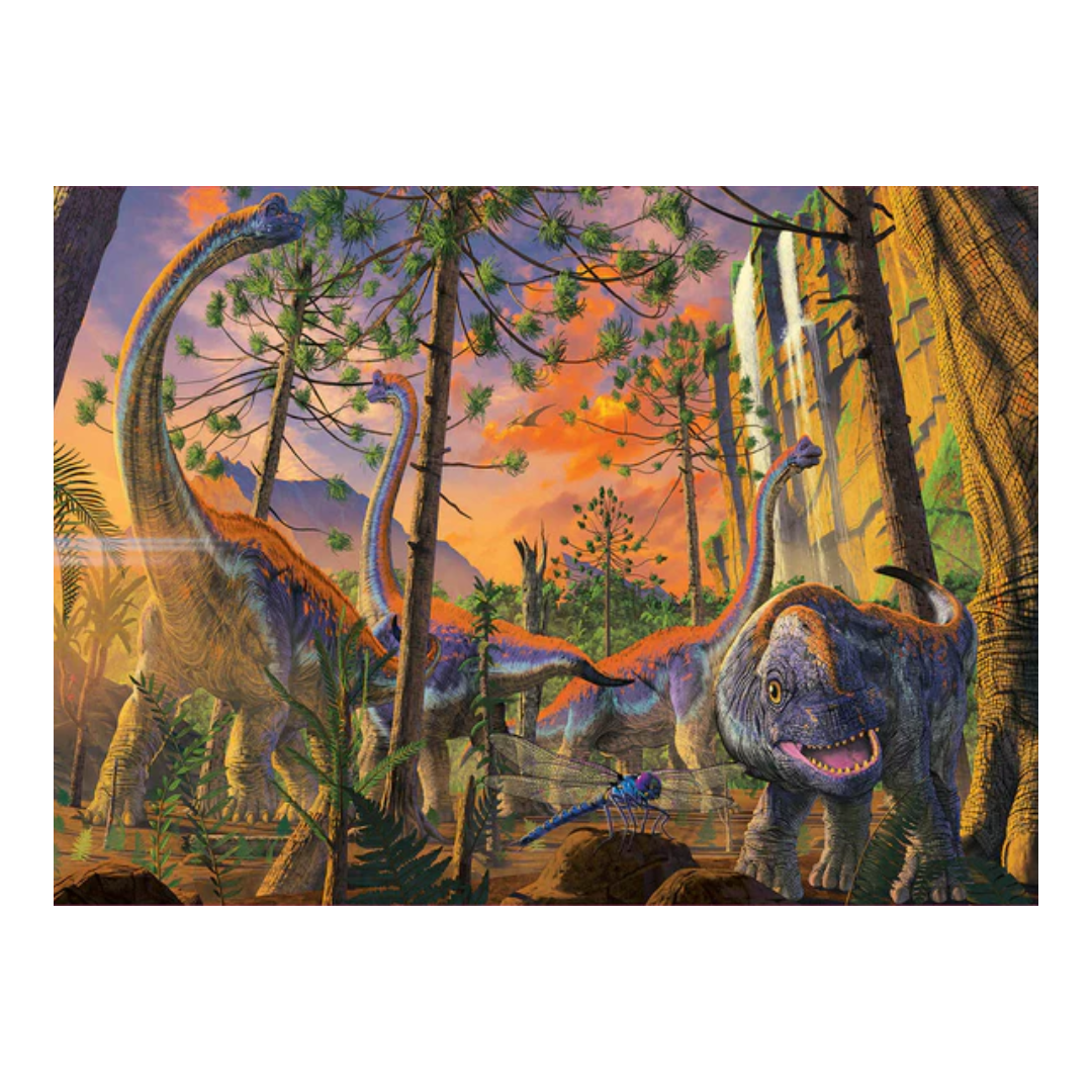 Curious dinosaurs 500 piece puzzle