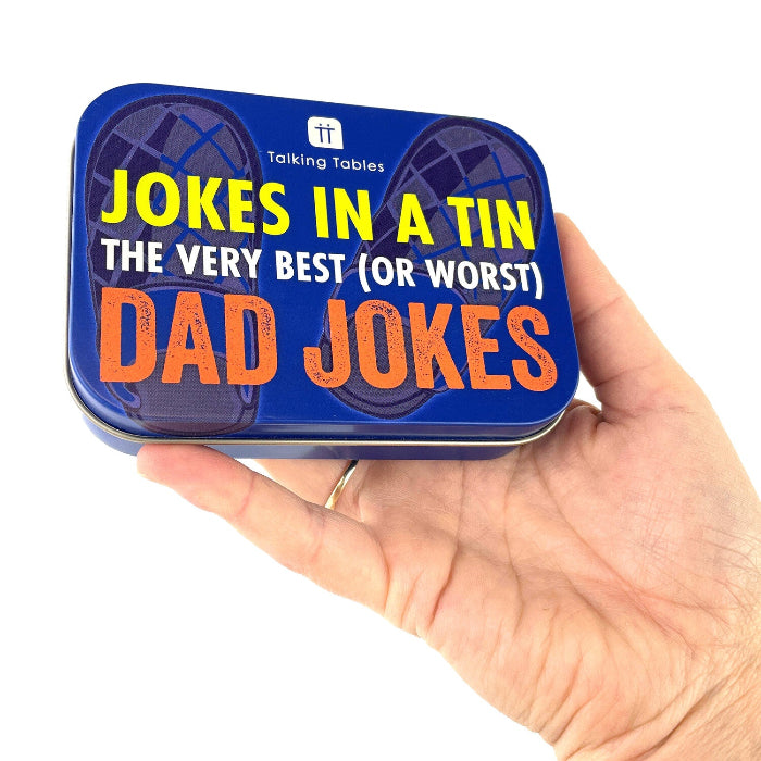 Jokes In A Tin | Dad Jokes