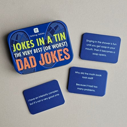 Jokes In A Tin | Dad Jokes