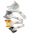 Cat ceramic measuring spoons in four marked sizes on white background — Adventure Awaits