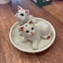 Ceramic cat salt and pepper shakers
