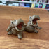 Hippo ceramic salt and pepper shakers