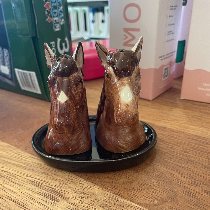 Ceramic Horse salt and pepper shakers