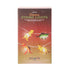 Box of dinosaur string lights with colorful designs on a white background