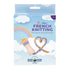 rainbow French knitting craft kit for kids with knitting spool and colourful yarn, beginner DIY activity set for creative play Adventure Awaits