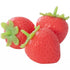 set of three soft strawberry squishy toys with textured red surface and green tops, sensory toys for kids play and stress relief Adventure Awaits