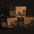 Bloody Good Coffee drip bag boxes in Red Stag, Sambar and Full Send blends — Adventure Awaits