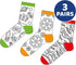 Doodle Socks Colour Your Own Socks by Buddy & Barney