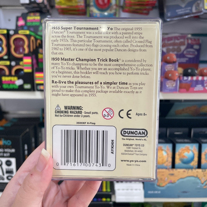 Duncan vintage yo-yo in case with original trick book