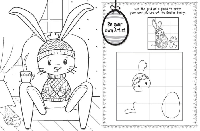 The Easter bunny comes to Australia deluxe colouring and activity book