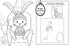 The Easter bunny comes to Australia deluxe colouring and activity book