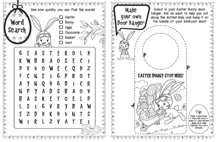 The Easter bunny comes to Australia deluxe colouring and activity book