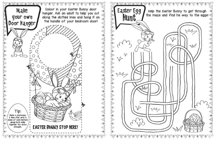 The Easter bunny comes to Australia deluxe colouring and activity book