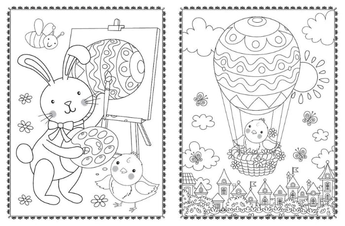 Easter puffy sticker book