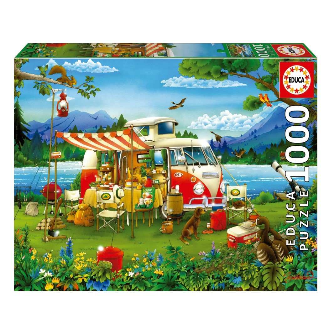 Camping Holiday 1000 pc | Educa Jigsaw Puzzle