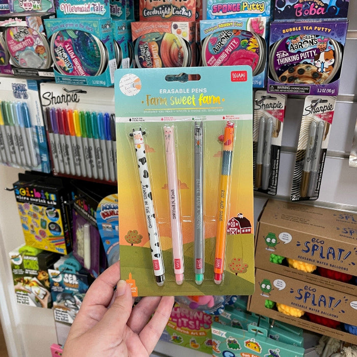 Erasable pens farm sweet farm 4 pack