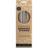 Ever Eco stainless steel straight drinking straws 4-pack with cleaning brush — Adventure Awaits