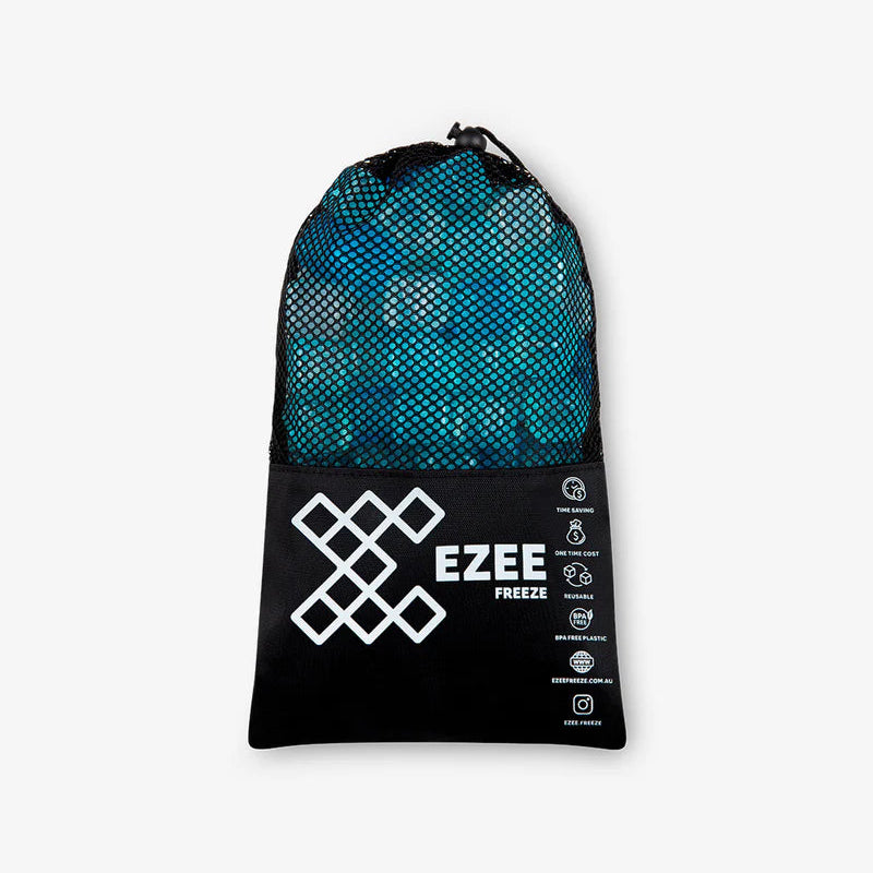 Black mesh bag with blue interior, featuring the 'EZEE' brand logo on a white background.