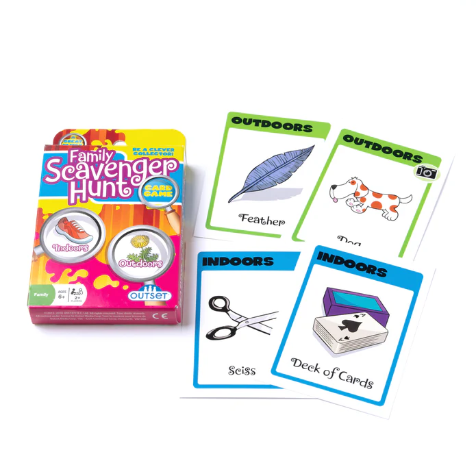 Family Scavenger Hunt Card Game