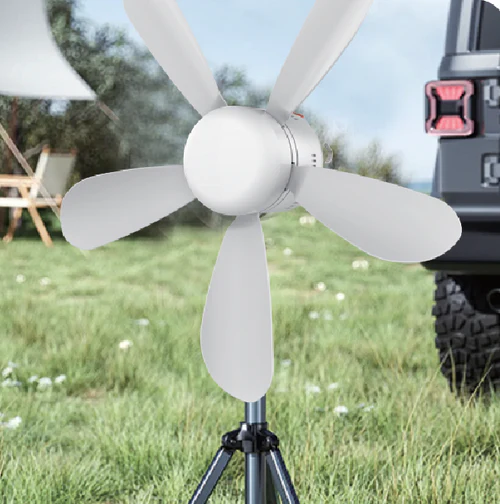 Fan-tastic rechargeable ceiling fan with 30 LED light