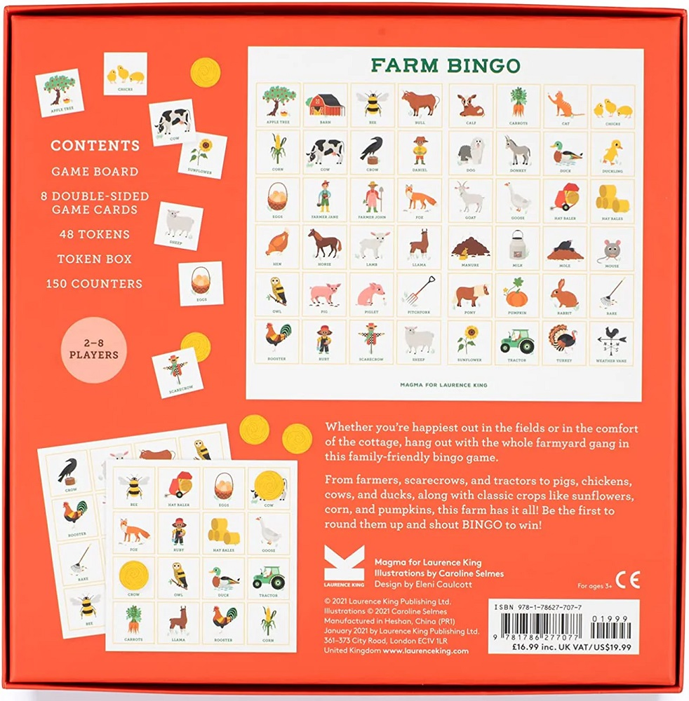 Farm Bingo back of box