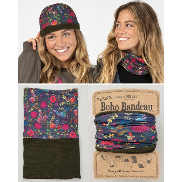 Boho Bandeau Headband | Natural Life | Multi-Way Hair & Neck Wrap
