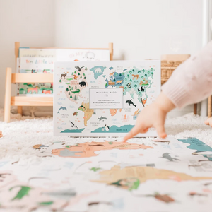 Mindful and Co Kids | World Map Floor Puzzle