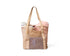 Fox And Leo | Get Up and Go Bag - Foldaway Leather & Mesh Tote