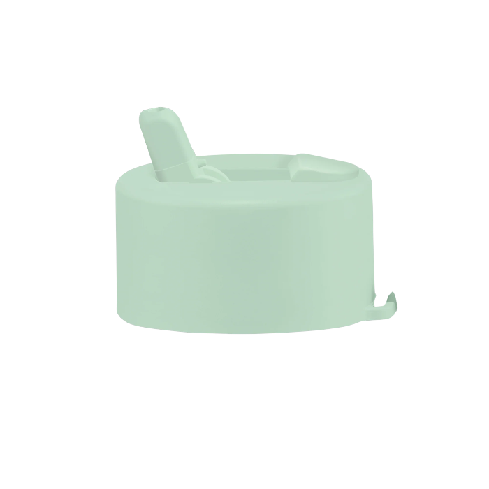 Mint green Frank Green flip straw lid for reusable drink bottles — Adventure Awaits