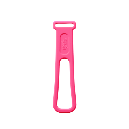 Neon Pink Frank Green bottle strap for reusable drink bottles — Adventure Awaits