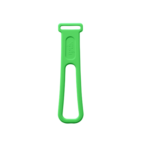 Neon green Frank Green bottle strap for reusable drink bottles — Adventure Awaits