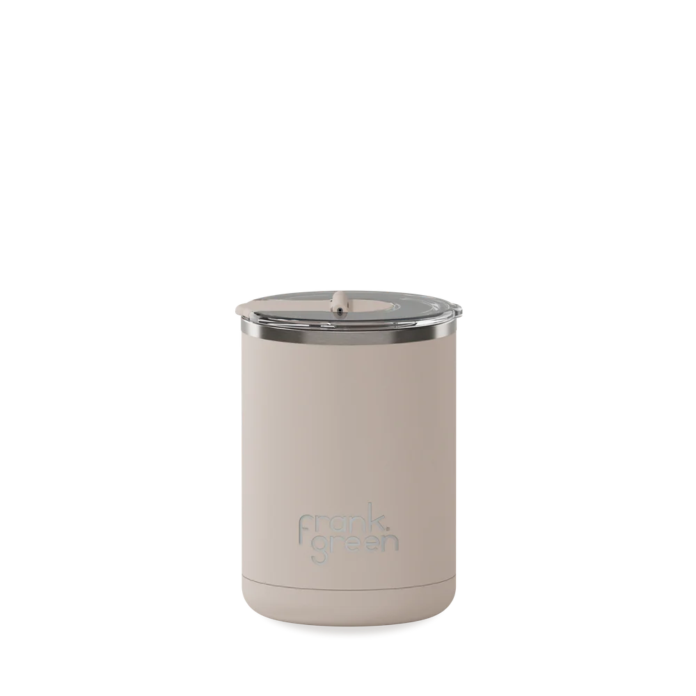 frank green Ceramic Coffee Cup with Hinged Lid |  12oz 355ml