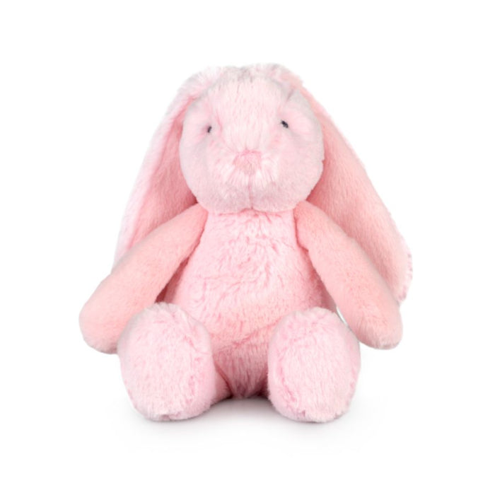 frankie bunny in pink sitting on white background